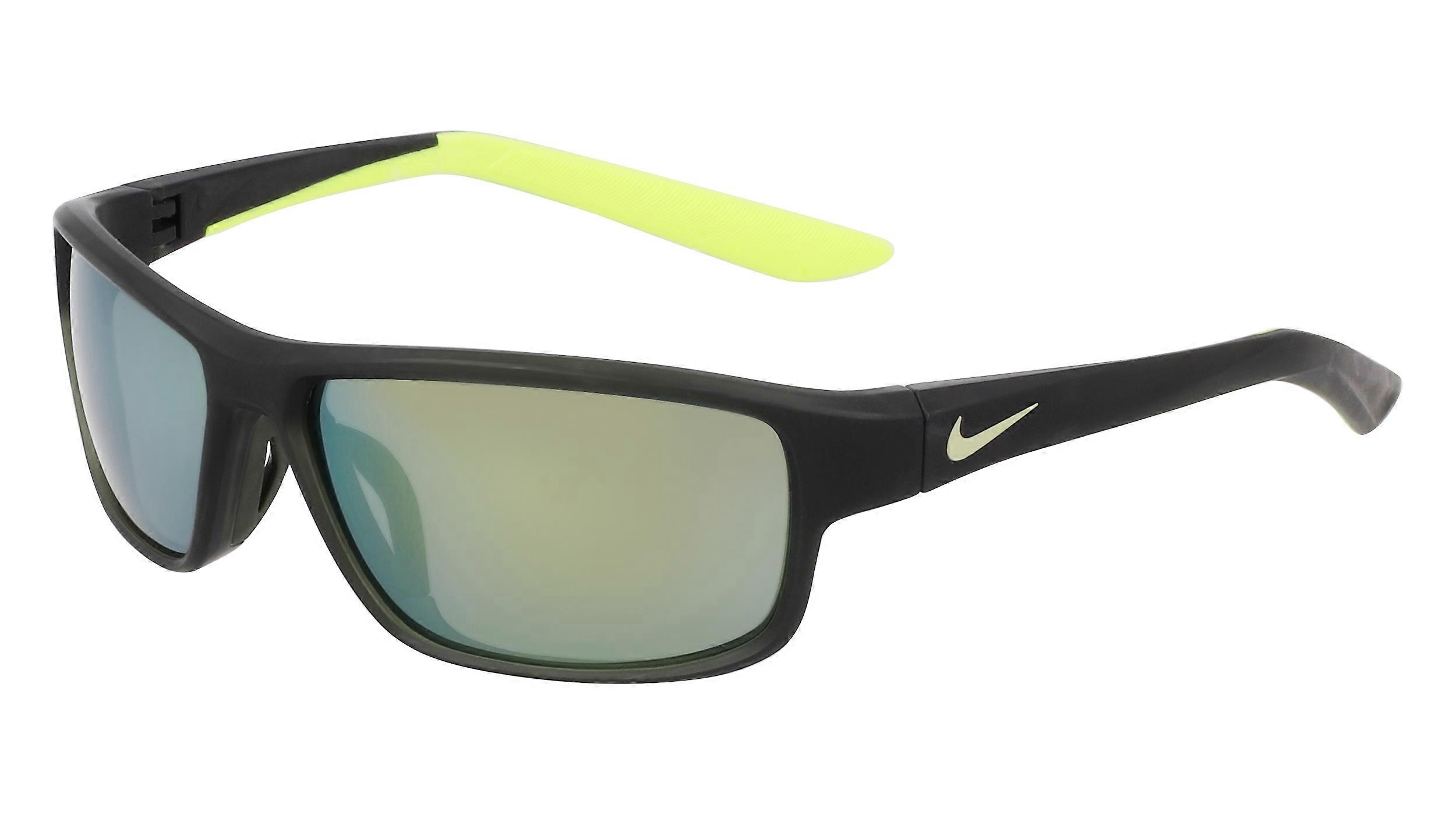 Sunglasses NIKE NIKE RABID 22 JR IF1054X 355 MATTE SEQUOIA / YELLOW MIRROR 55/13/125 BOY