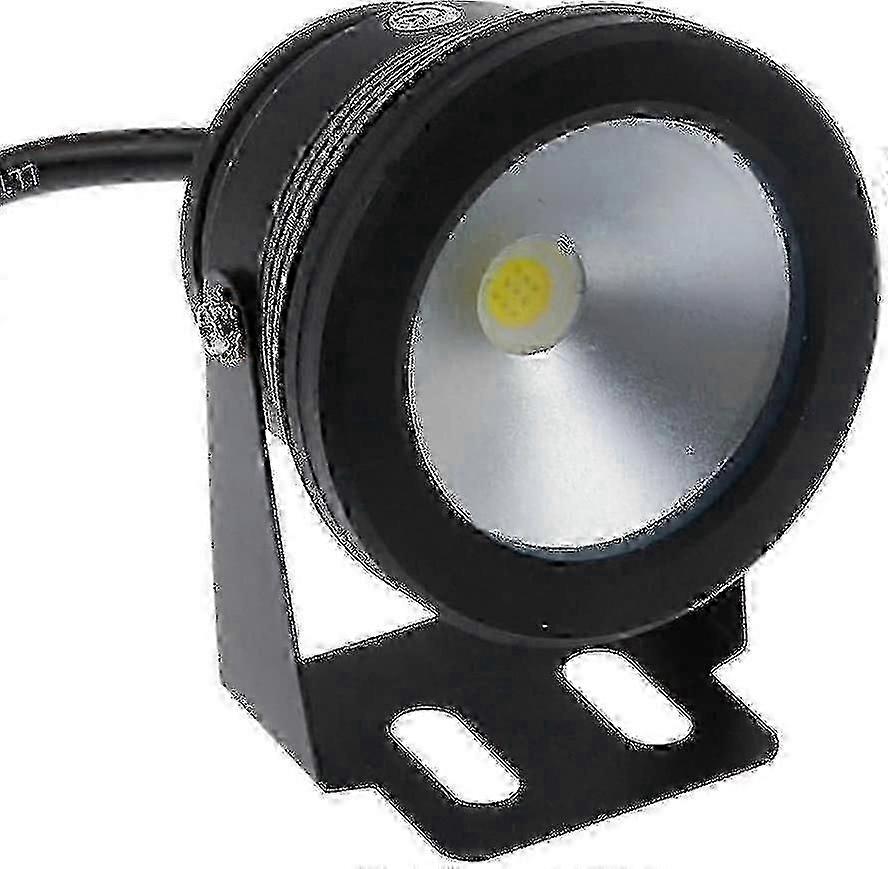10w 12v μαύρο ip68 αδιάβροχο με το υποβρύχιο φως πλημμυρών για το φωτισμό λιμνών πισινών, δροσερό λευκό-YuJia fg2025031702451