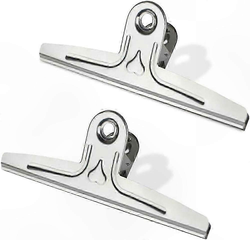 Large Silver Clips, 2-Pack, 30cm Office Supply Clips for Documents