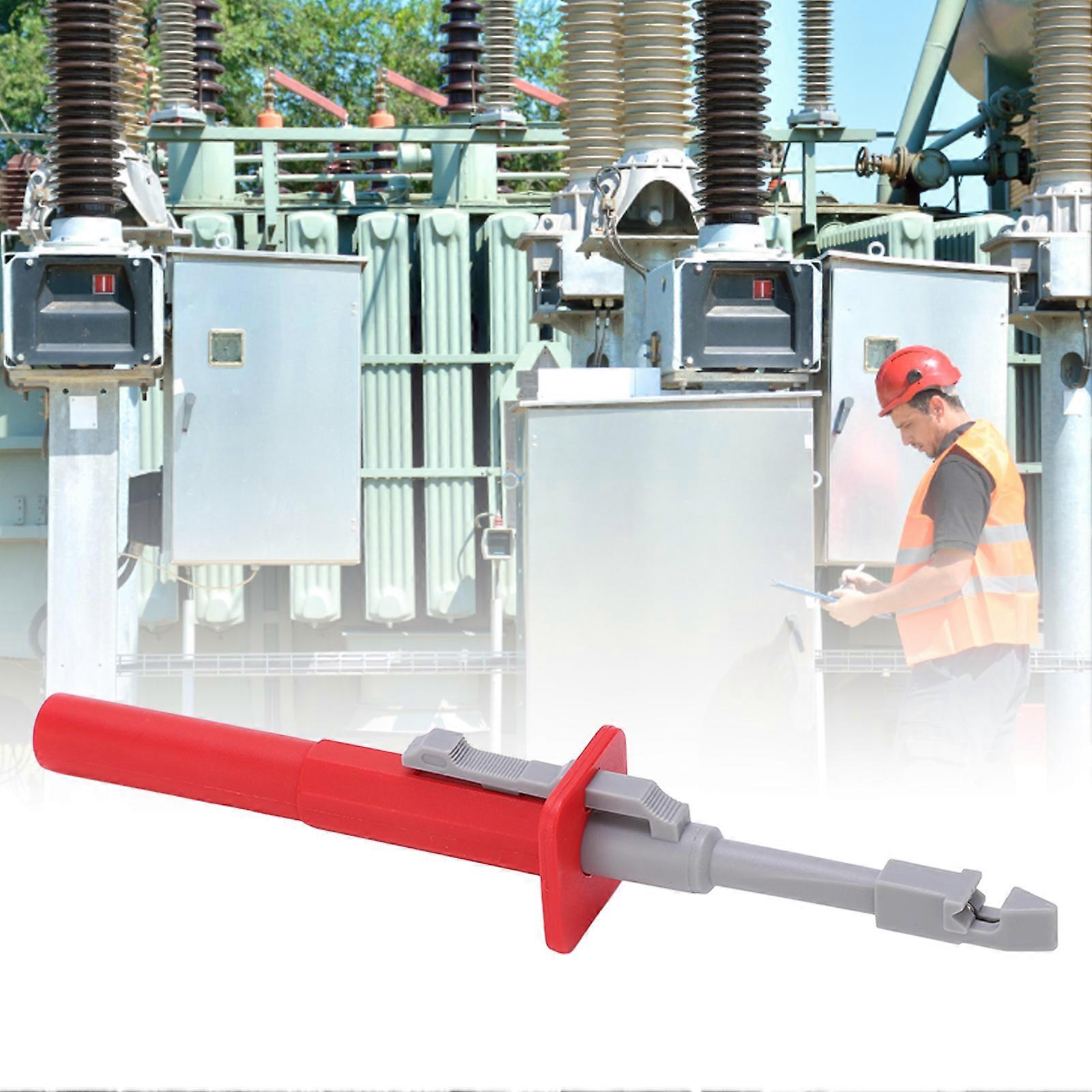 J.30020 Red Wire Piercing Test Hook Clip with 4mm Jack Probe