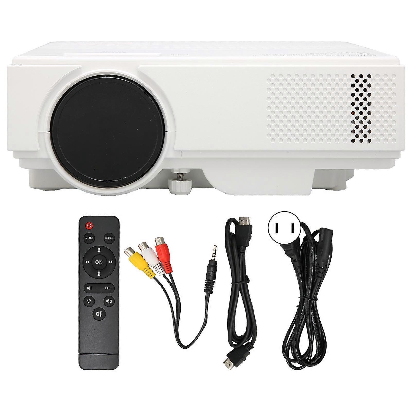Mini Projector Full HD 1080P Portable Projector with Multi-Function and Wide Compatibility
