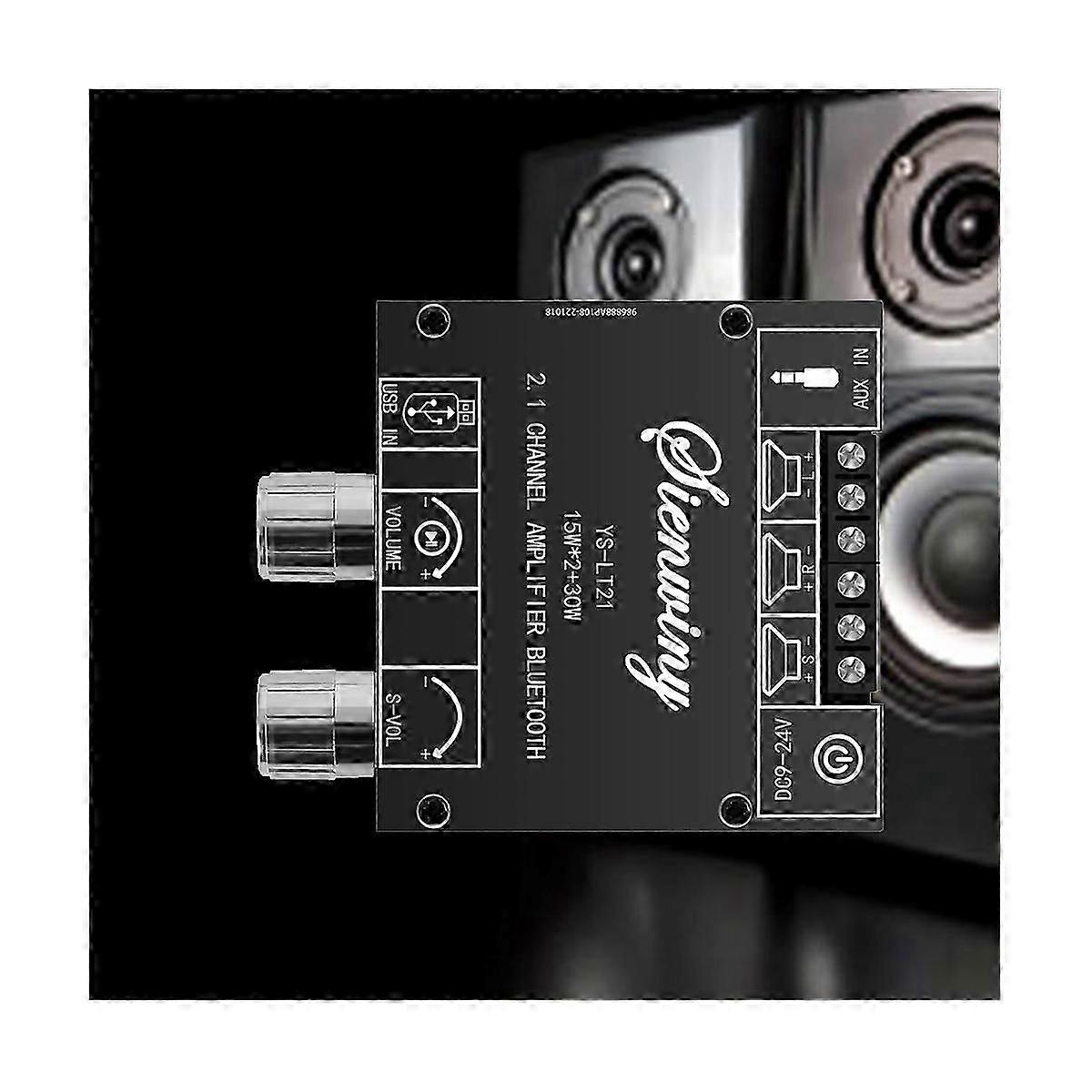 YS-LT21 2.1 Channel Bluetooth Amplifier Board 15W+15W+30W