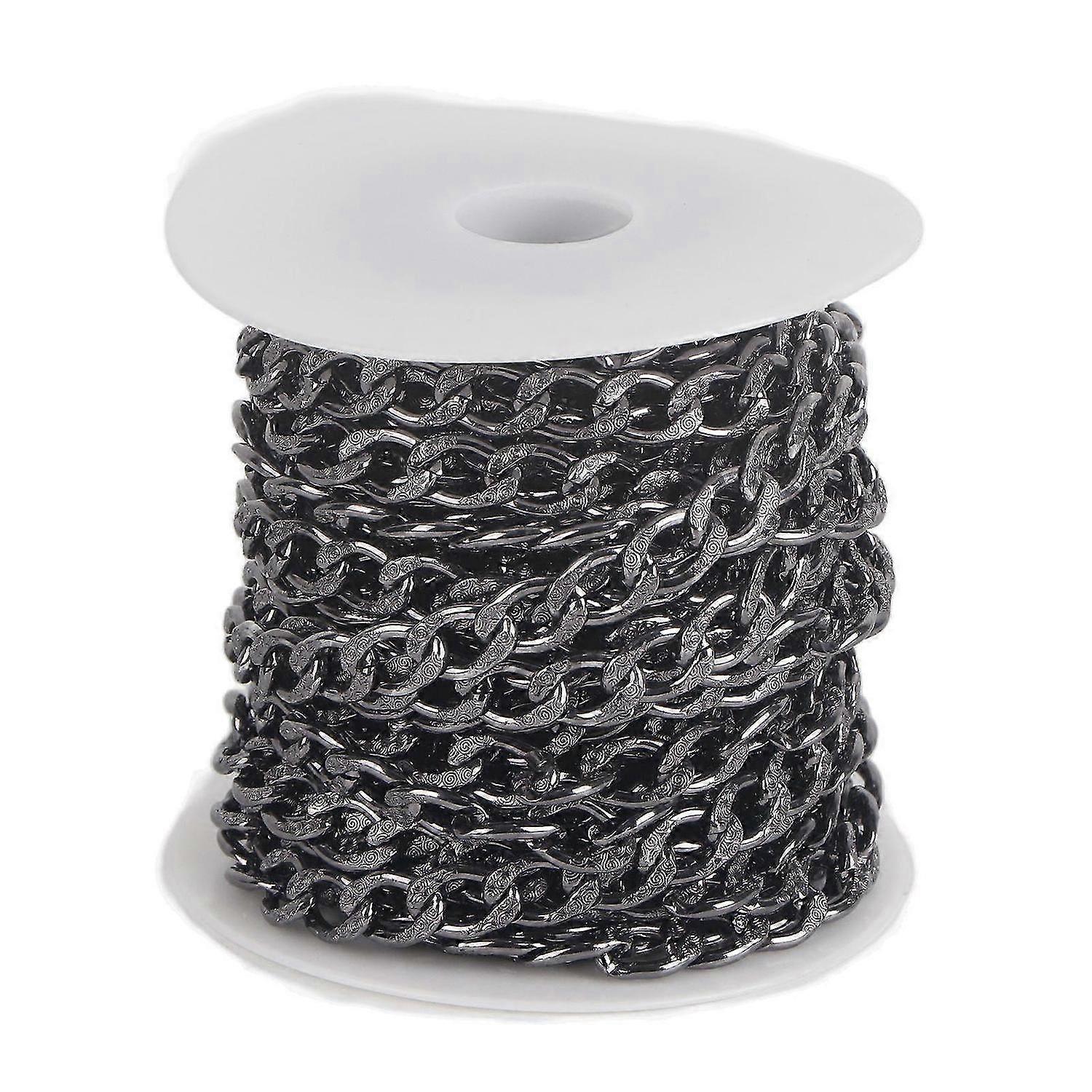 שרשרת חגורות בטיחות מסגסוגת אלומיניום 2025 העדכנית ביותר, נוחה ועמידה בפני שחיקה, 16.4 רגל לגליל 2 יחידות