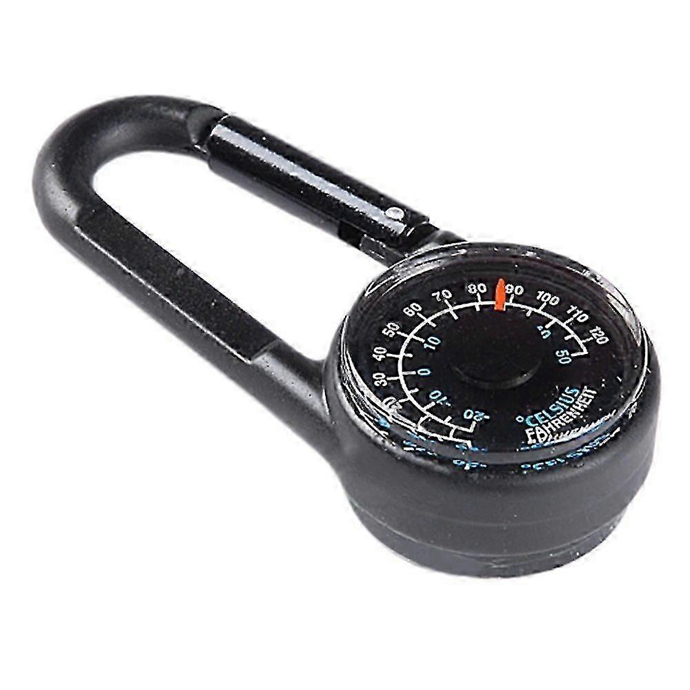 Multifunctional Mini Compass + Thermometer + Keychain In 1 (tangling)
