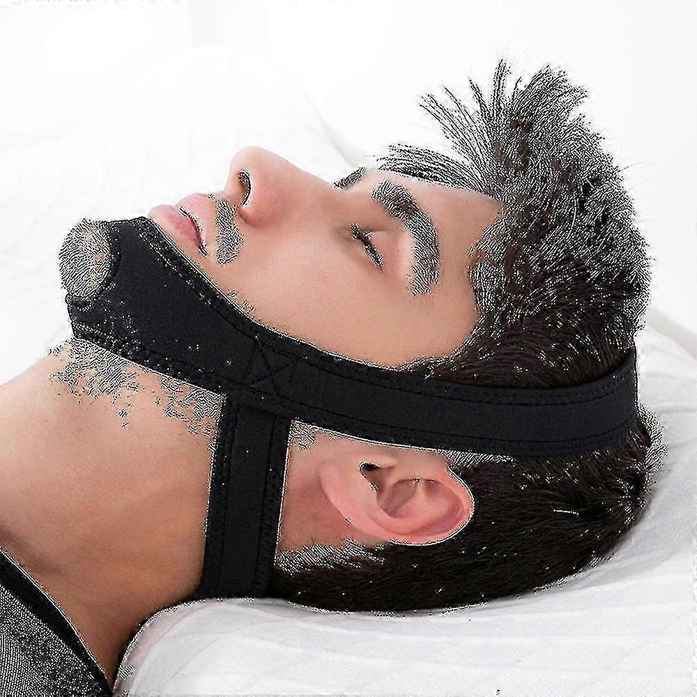 Anti Snore Aid Chin Strap Stop Snoring Sleep Belt Solution Jaw Support