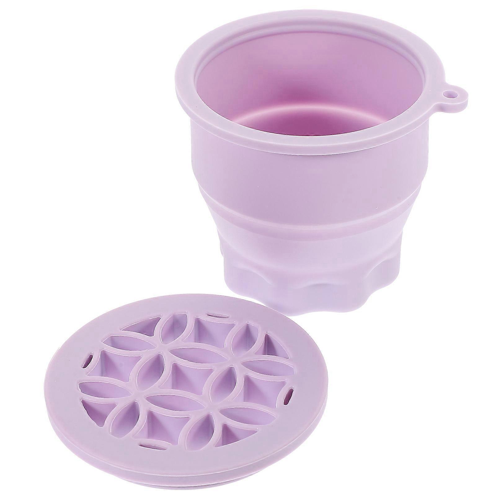 Makeup Brush Cleaner Silicone Cup for Home Use 5Pcs