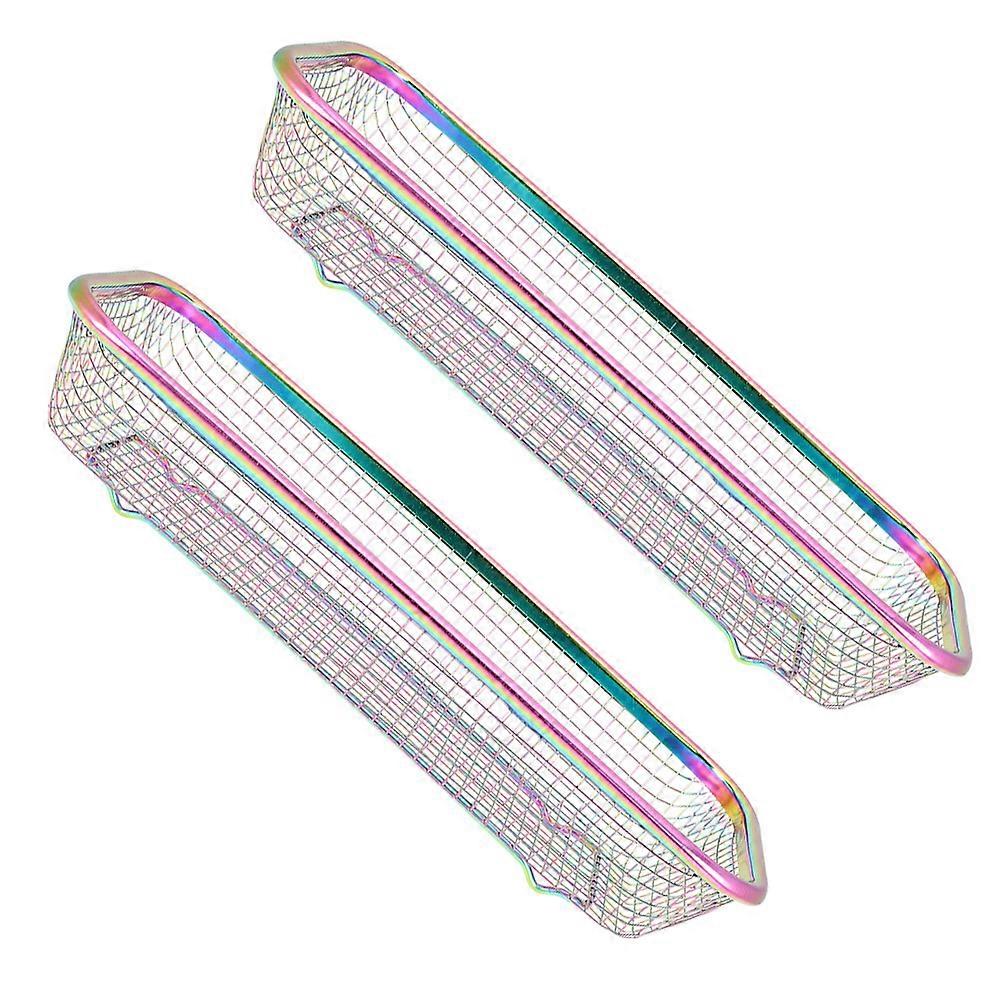 Utensil Basket Multi-Function Stainless Steel Storage for Chopsticks 4Pcs