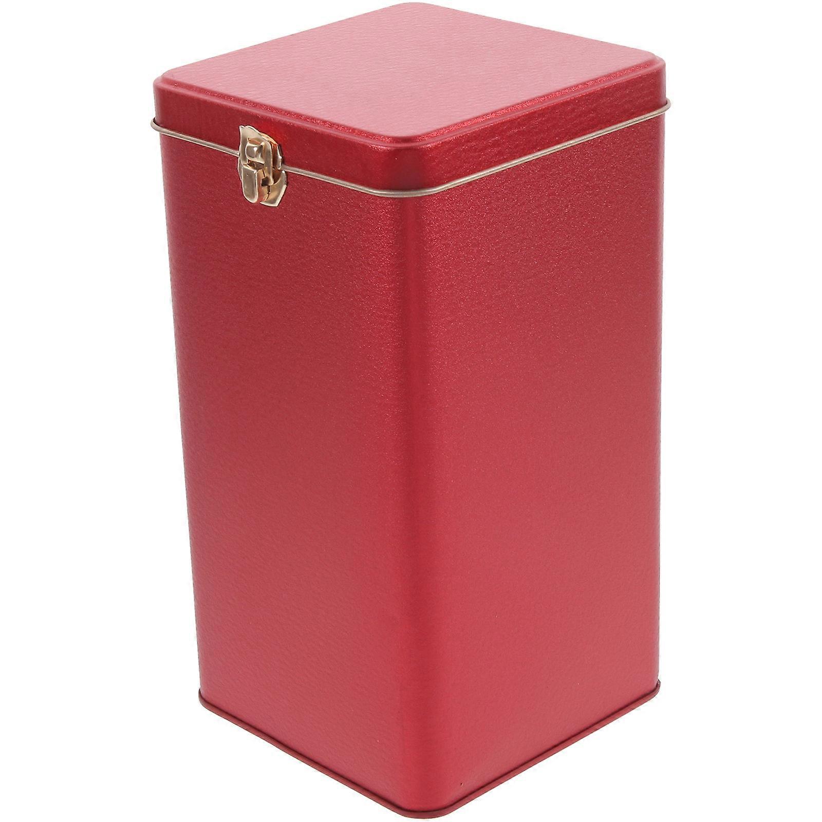 Airtight Tea Container Metal Storage Jar for Home Use 5Pcs