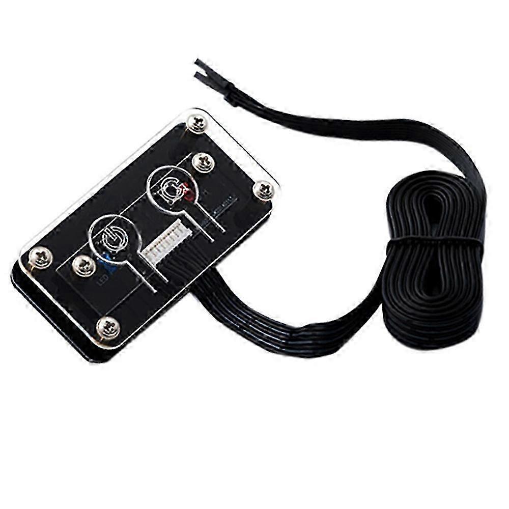 Desktop Computer Switch External Power Button+Restart Button PC Case Supply Butto