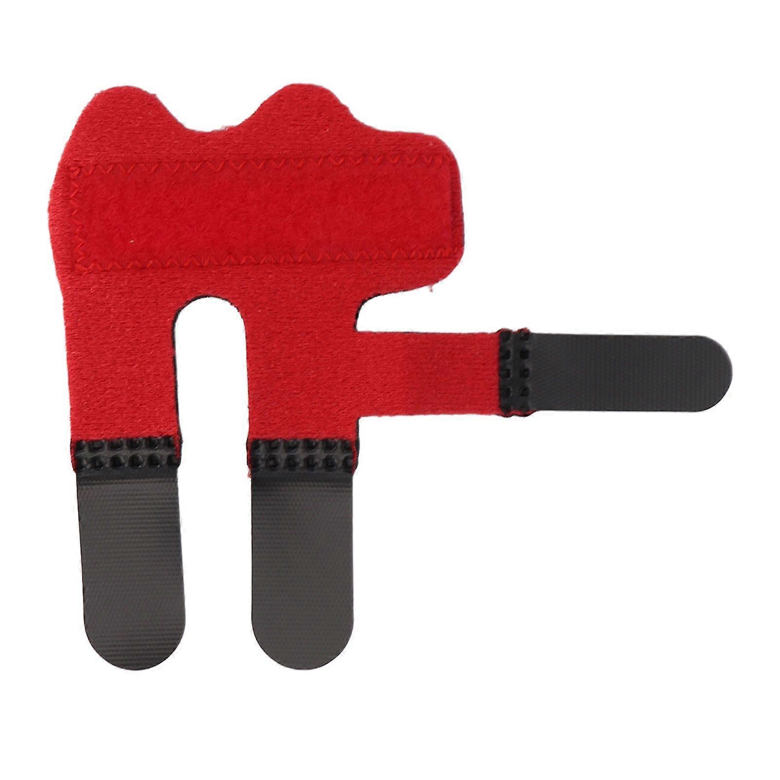 Finger Splint Finger Straightening Brace for Injured Finger Support for Trigger Broken Fingers Red