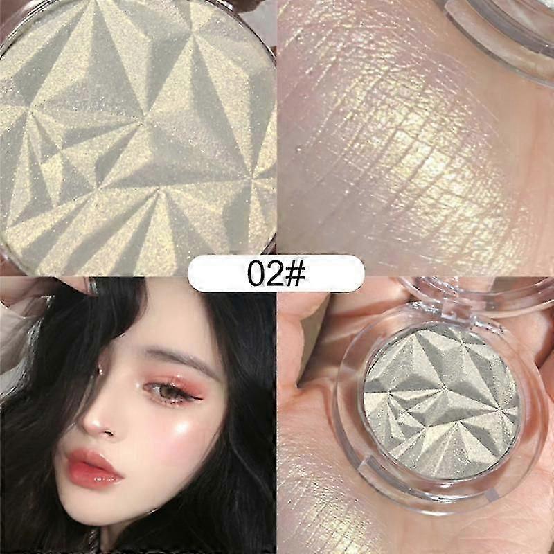 3 Colors Face Highlighter Makeup Powder Glitter Glow Face Contour Shimmer