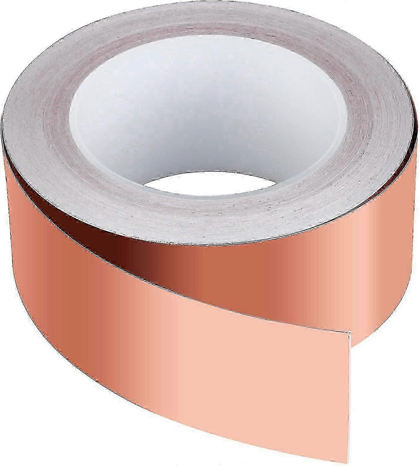 סרט נחושת 20m X 50mm, סרט סיכוך נייר כסף נחושת דבק עצמי
