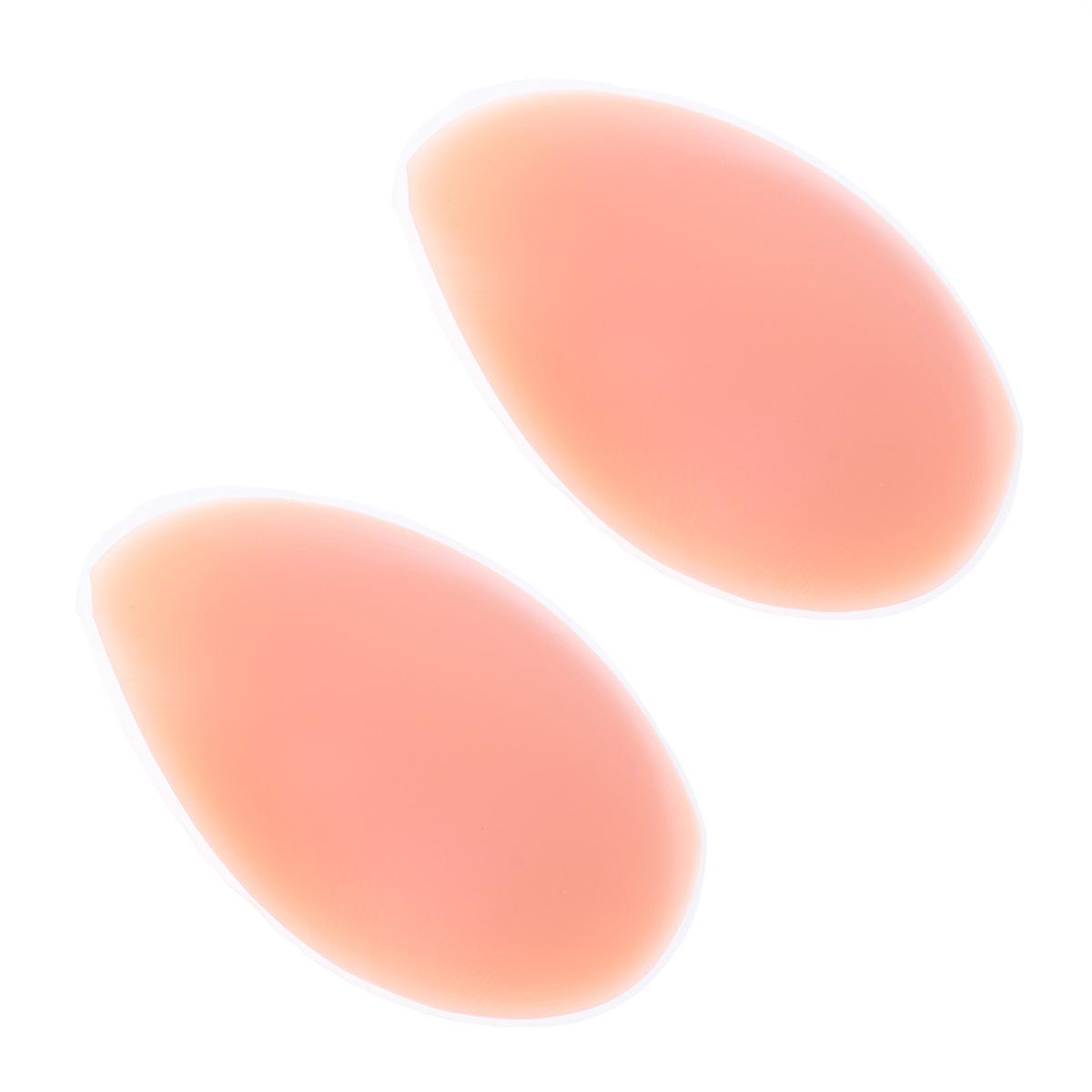 Insert Bra Pads Silicone Breast Pad for Women Use 2Pcs Khaki Color