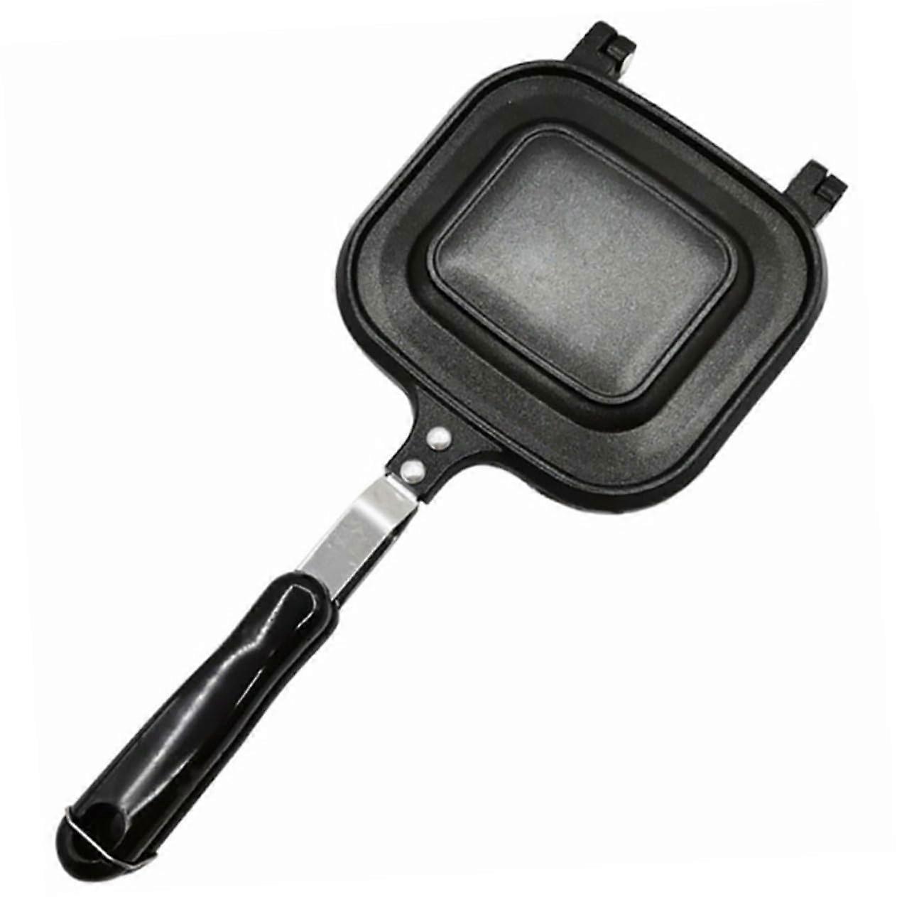 Double Sided Non Stick Bread Pan For Gas Stove Heat Resistant Lightweight Portable Loaf Mold For Healthy Breakfast