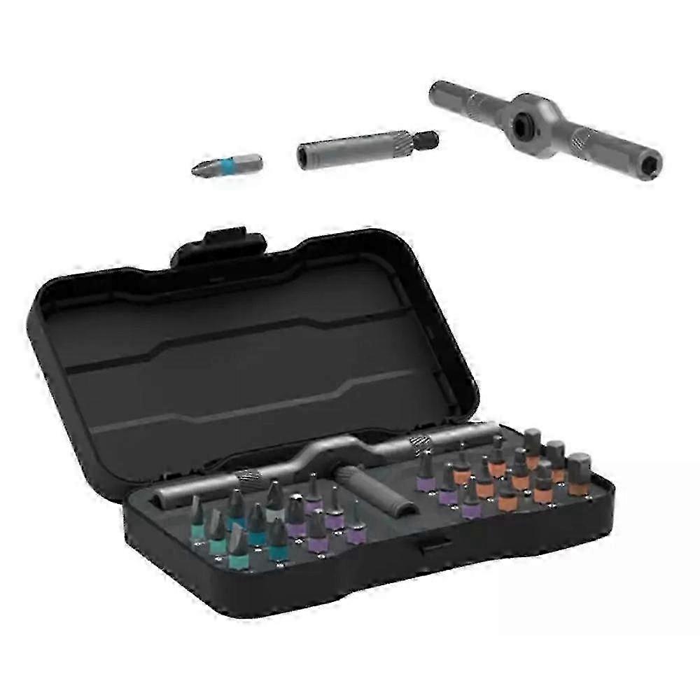 DIY Screwdriver 24 in 1, 24pcs Multi Bit Magnetic Precision Screwdriver Set