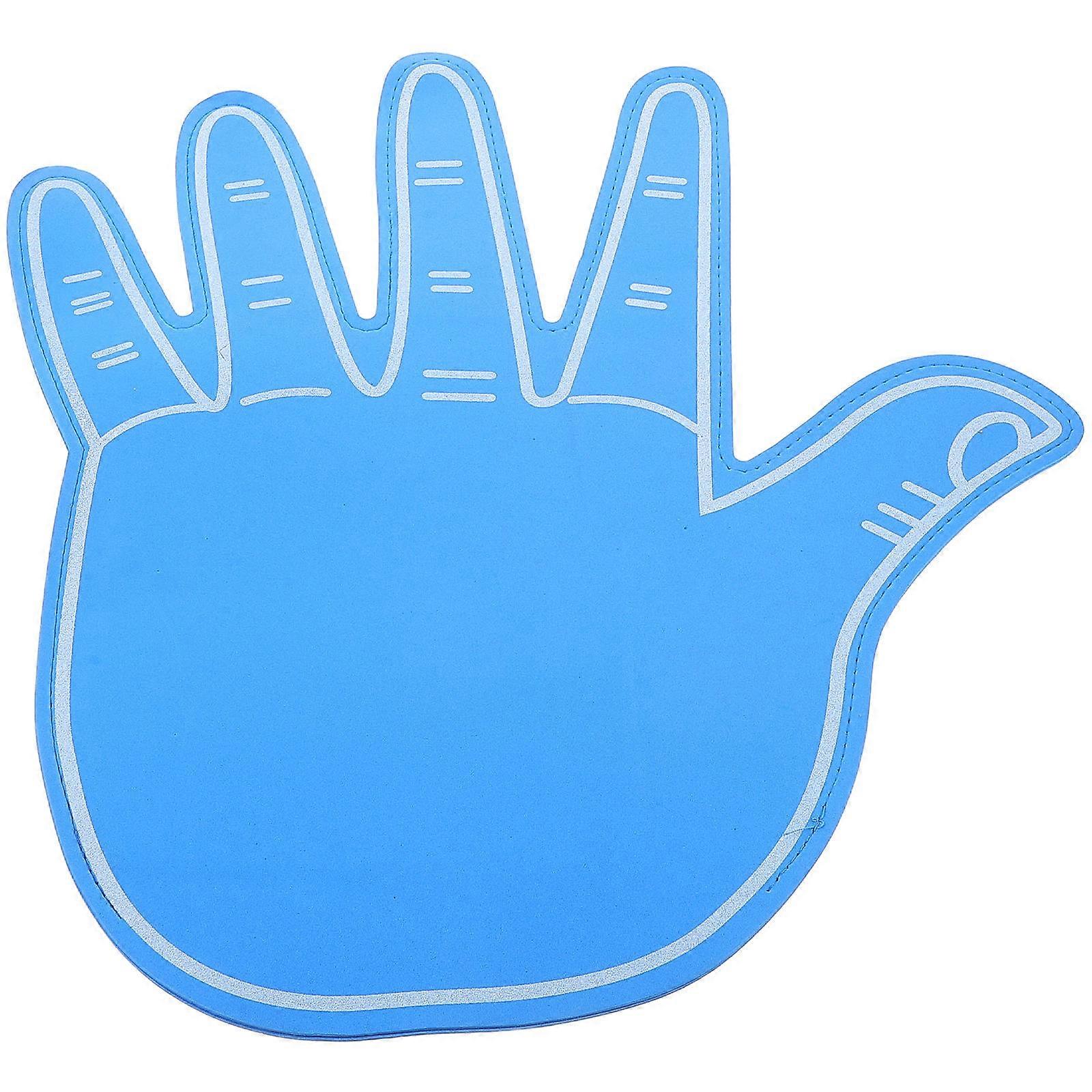 Giant Foam Hand Cheerleading Foam Finger for Cheering 5Pcs Blue Eva Gloves