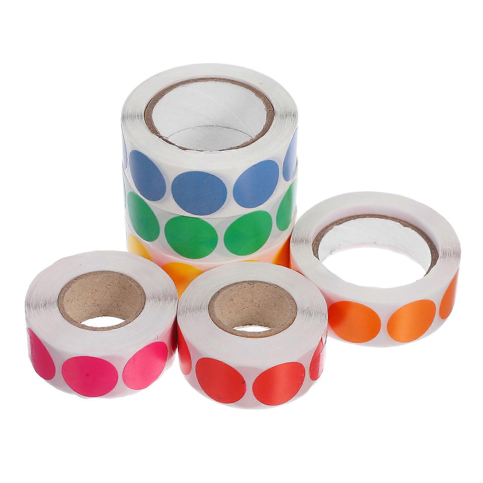 Label Stickers Dot Stickers for Coding 30 Rolls of Color Circle Labels