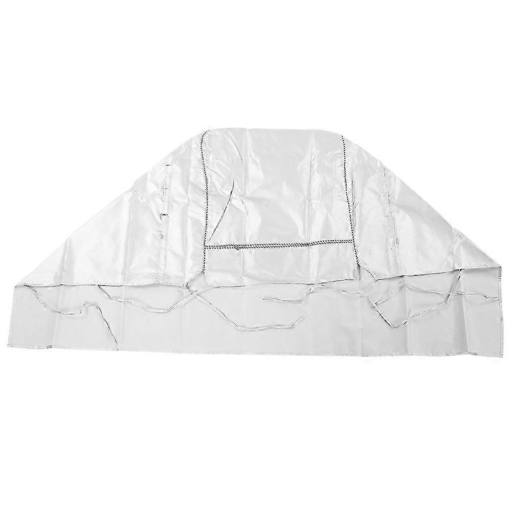 Universal Waterproof Sunscreen Dust Cover for Washing Machine with Upper Open Design Average Size Silver Coating