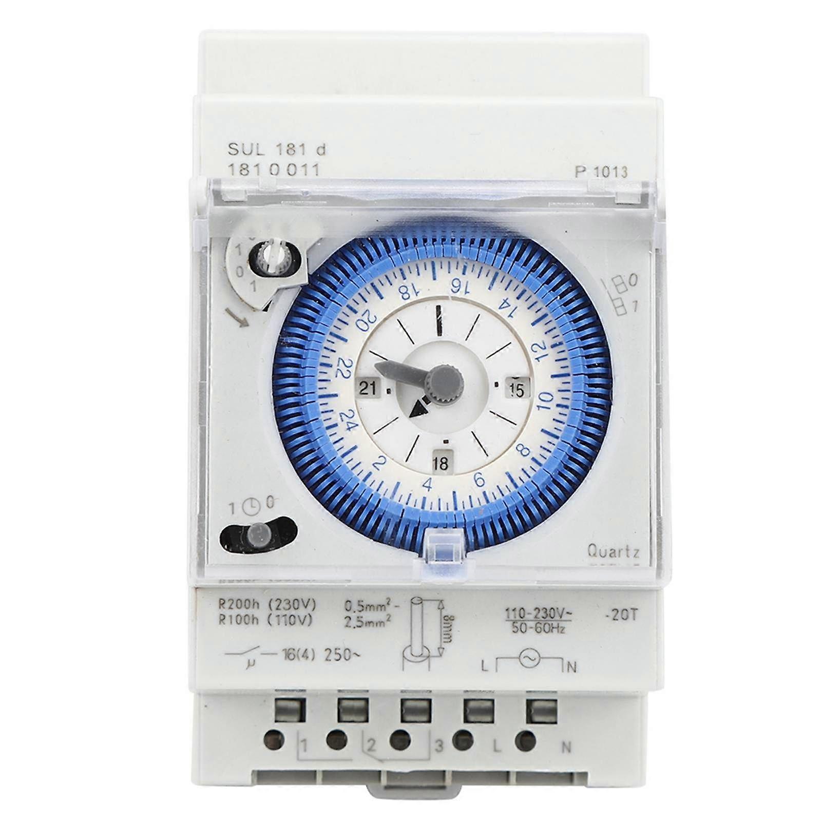 SUL181D Mechanical Timer 15 Minutes 24 Hours Timer Time Switch Relay 250VAC 16A