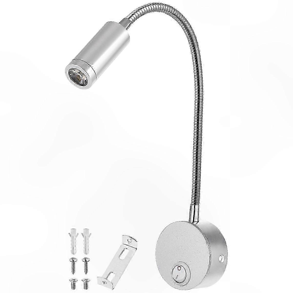 Contemporary LED Wall Lamp with Fully Adjustable 360-Degree Flexible Design