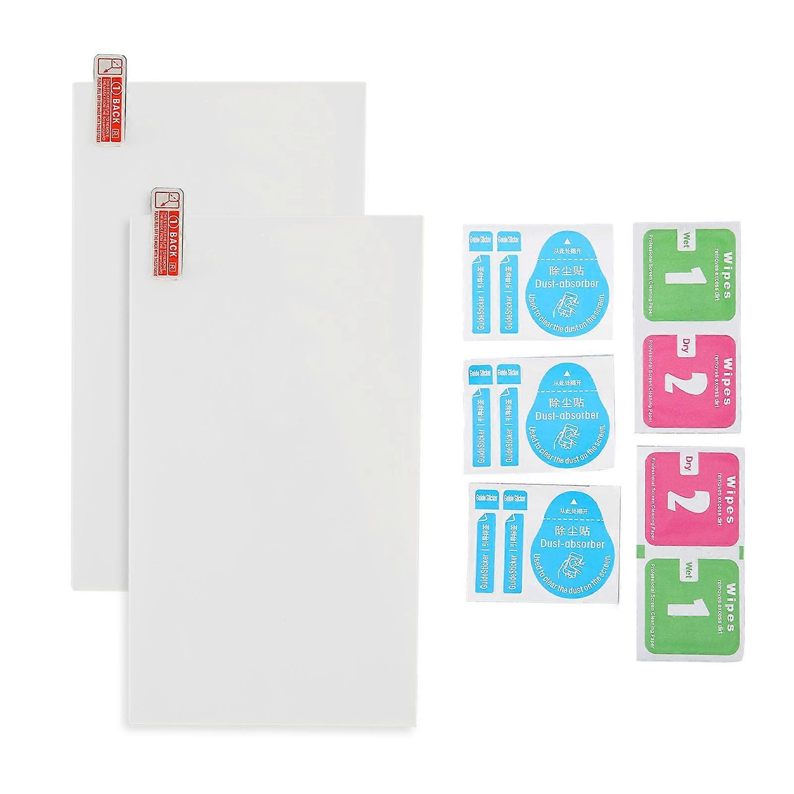 Screen Protector Scratch Resistant Dustproof Round Edge Easy Installation Tempered Film for Switch OLED Game Consoles