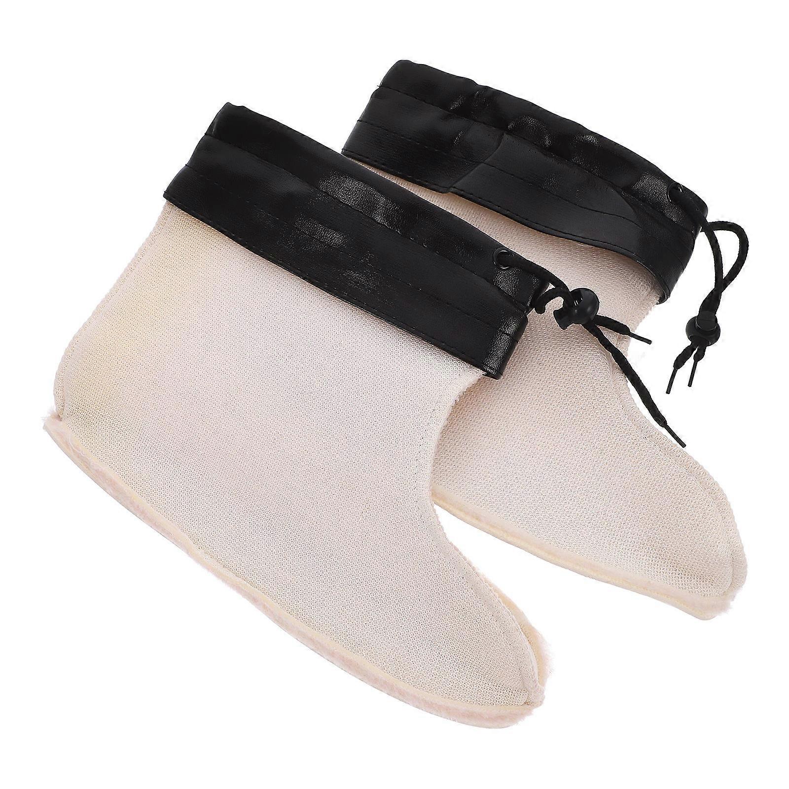 Soft Cloth Boot Liners for Rain Boots with Detachable Warm Function 1Pair