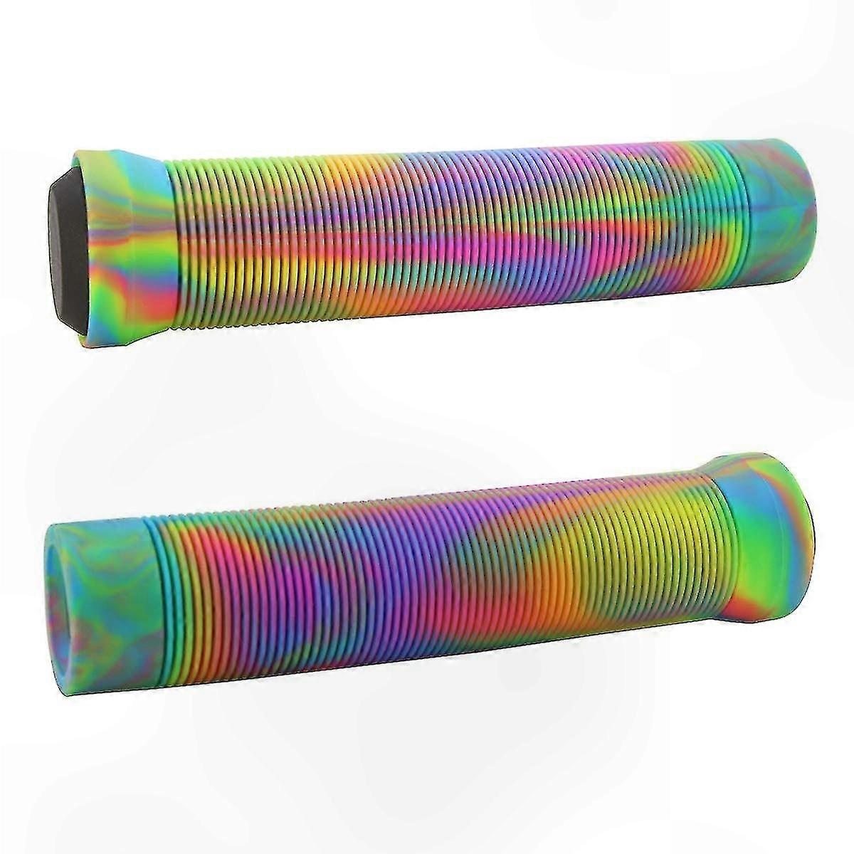 Grips for Stunt Scooters and BMX Bikes with Longneck Handlebar Design