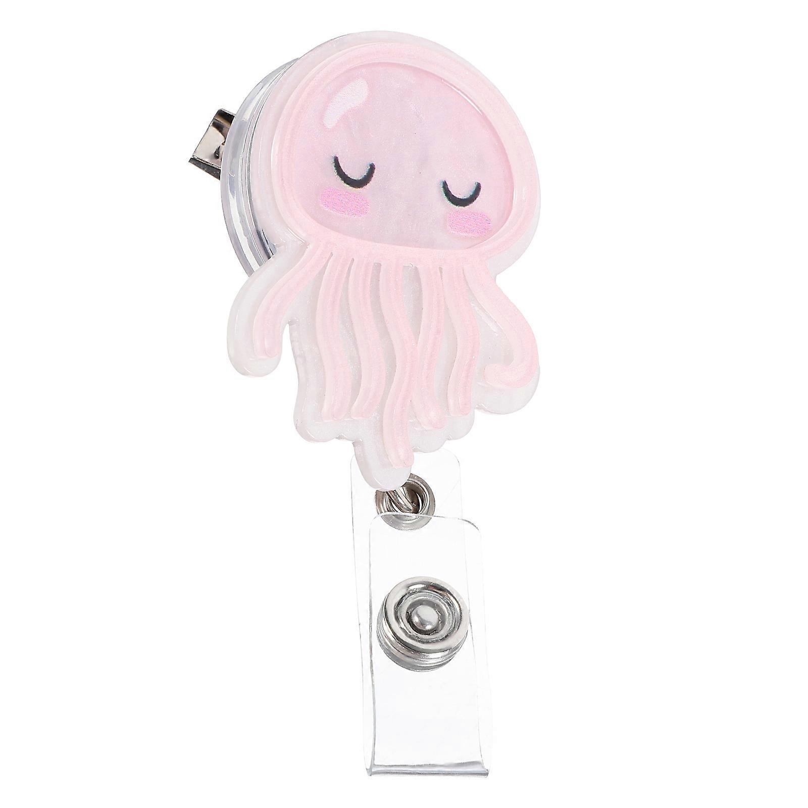 Nurse Badge Reels Decorative Badge Holder for Retractable Use 4Pcs