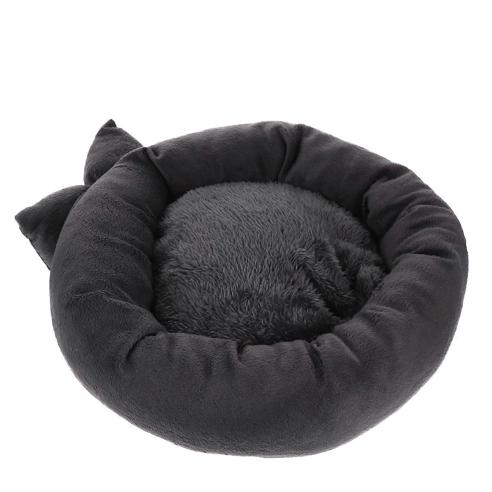 Guinea Pig Warm Bed Mat Winter Sleep Nest For Indoor Small Pet 2Pcs Grey Short Plush Security Sense