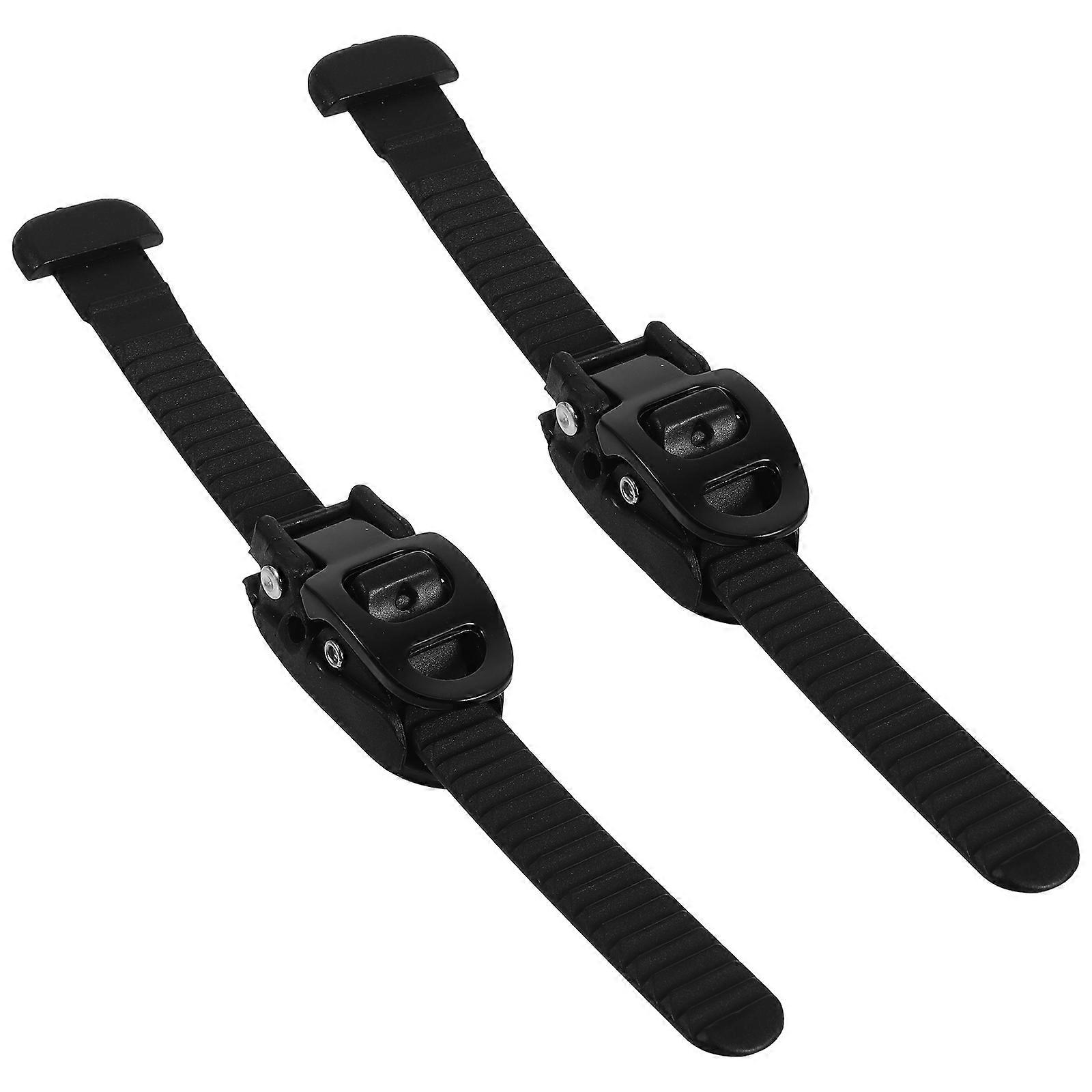 Portable Skate Shoes Buckle Straps 4 Sets Durable Rectangular Shape Designed For Sports Activities 6.29X0.59X0.59In
