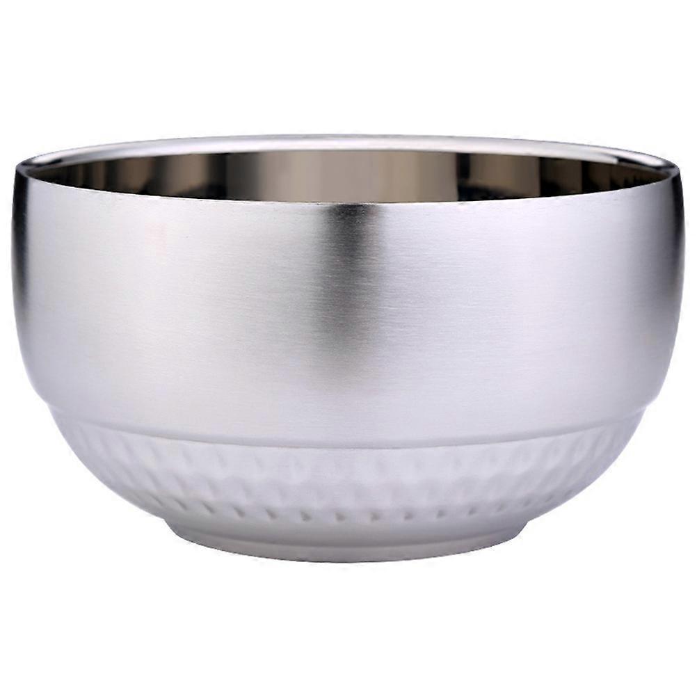 Vegetable Bowl Serving Stainless Steel for Kitchen Use 3Pcs Double-Layer