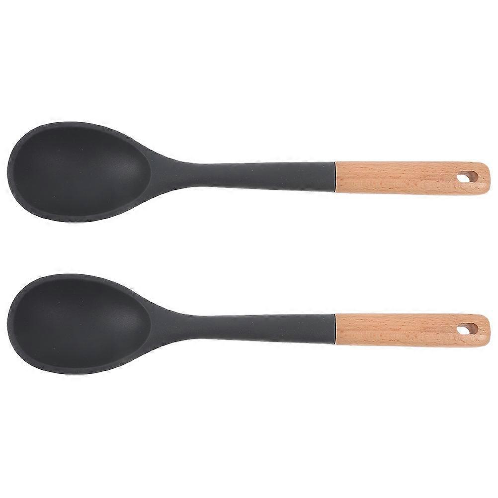 Multifunctional Nonstick Cooking Spoon For Cooking Enthusiasts With Silicone Material And Flipping Function 4Pcs