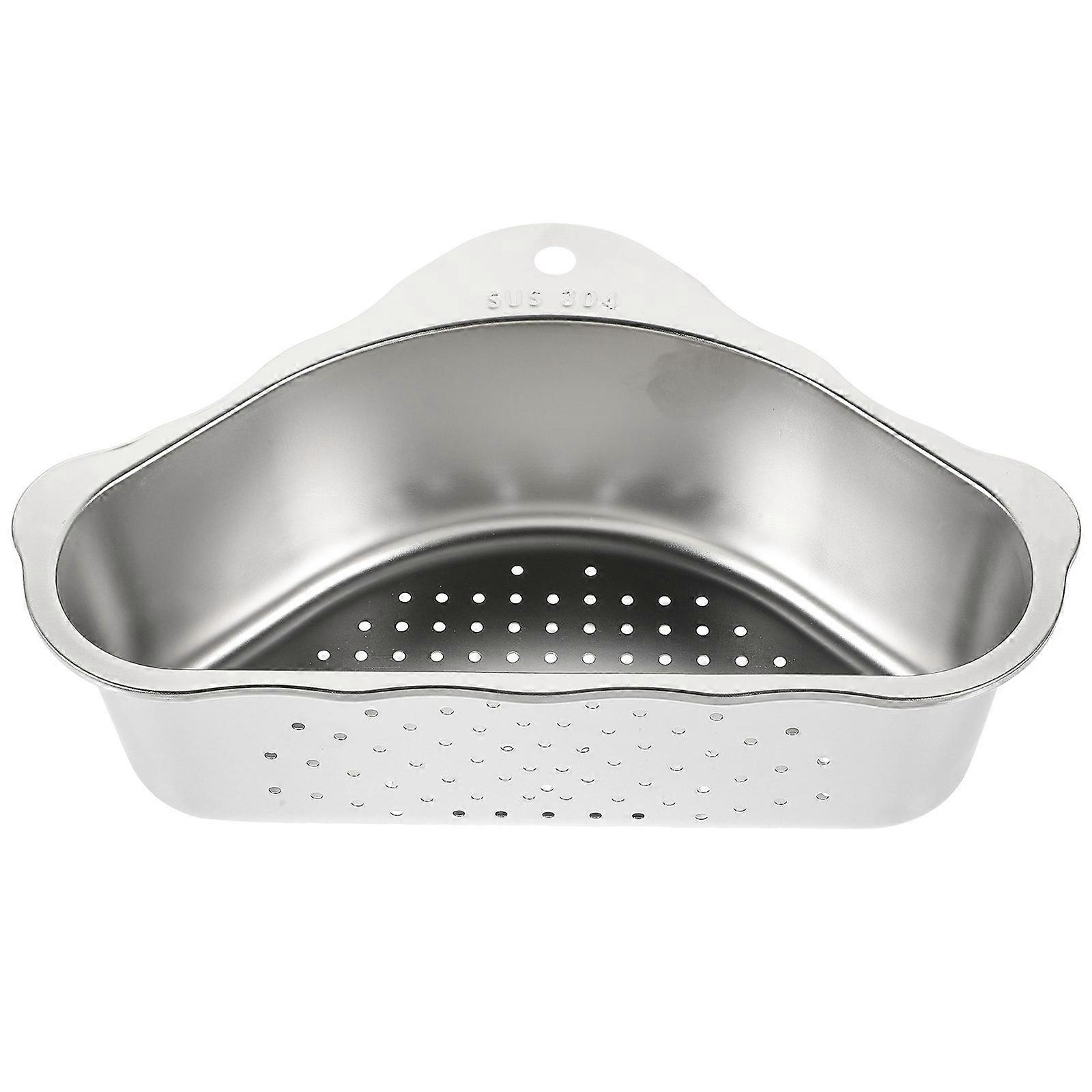 Multi-Function Sink Strainer Vegetable Filter Kitchen Use Household Drainage 24.5X15.5X7.5CM Triangular Shape 1 Set
