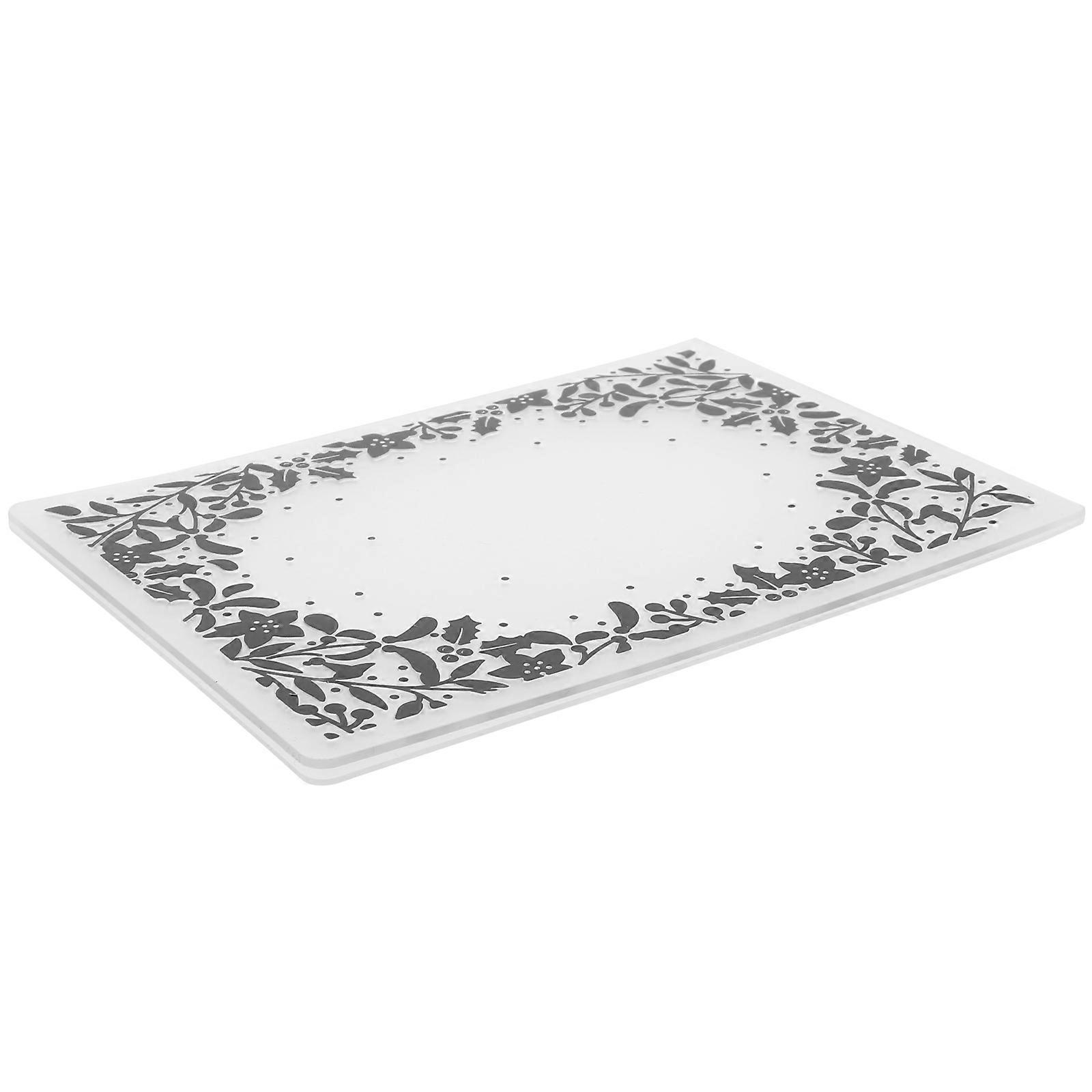 Embossing Folder For DIY Scrapbooking Creative Projects Rectangle Shape .80X10.50X0.20CM 1 Pcs