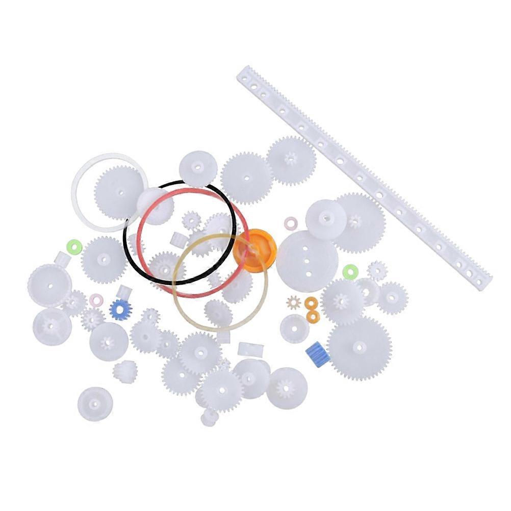 Plastic Gear Assortment For Robot And Toy Car Educational Projects 180 Pcs Lightweight And Multi-functional Gear Set