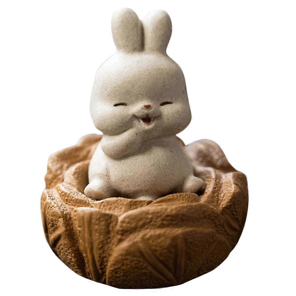 Delicate Design Rabbit Shaped Tea Room Decoration 5Pcs For Tea Enthusiasts In Assorted Color