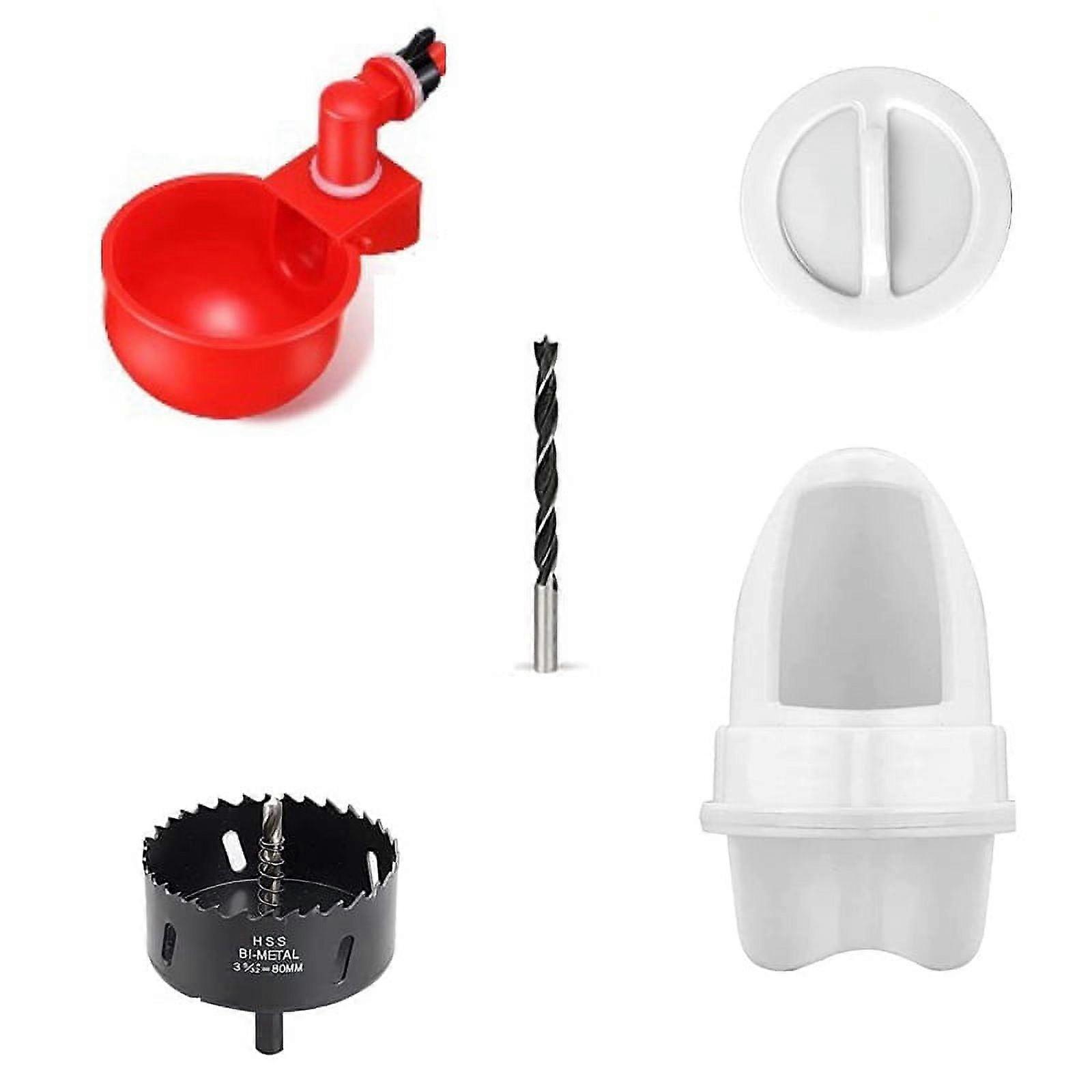 Cup for Chicken Duck Turkey Rabbit,3/8 Inch Thread Automatic Filling,Solution for Poultry Watering
