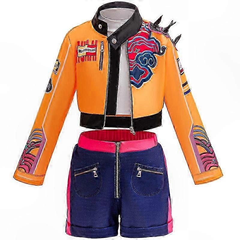 Zestaw kostiumów cosplay inspirowanych polowaniem na czarownice K-Pop z 3 elementami dla postaci Lumi