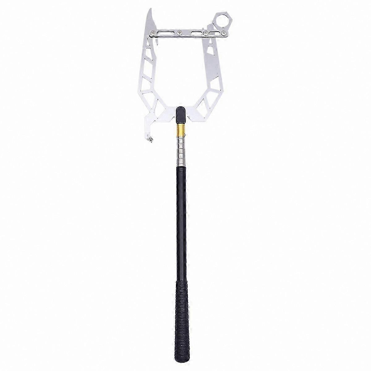 Telescoping Dock Hook for Boating - Multi-Function Long Reach Tool for Mooring Rope and Cable Guidance