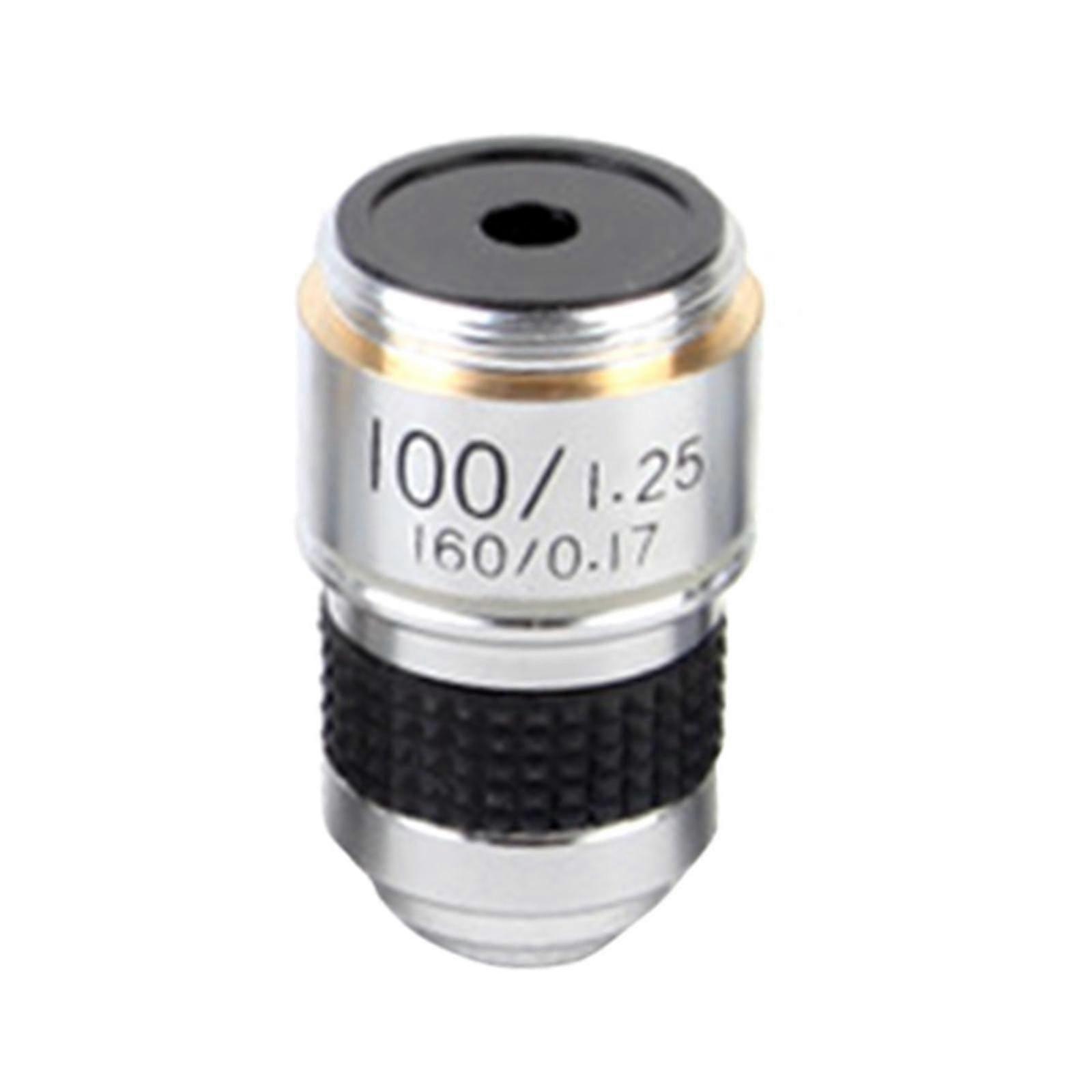 Biological Microscope Achromatic Laboratory Objective Lens 10x 20x 40x 60x 100x