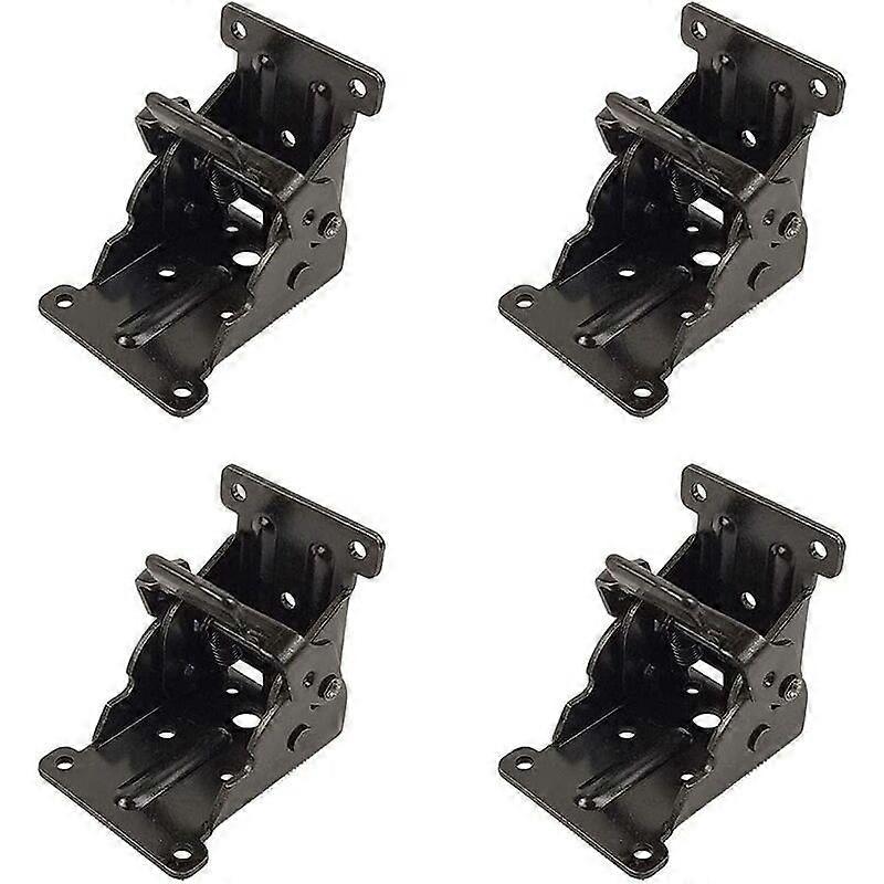 Self-Locking Folding Hinge, 4 Pcs Kitchen Cabinet Folding Hinge, 90 Degree