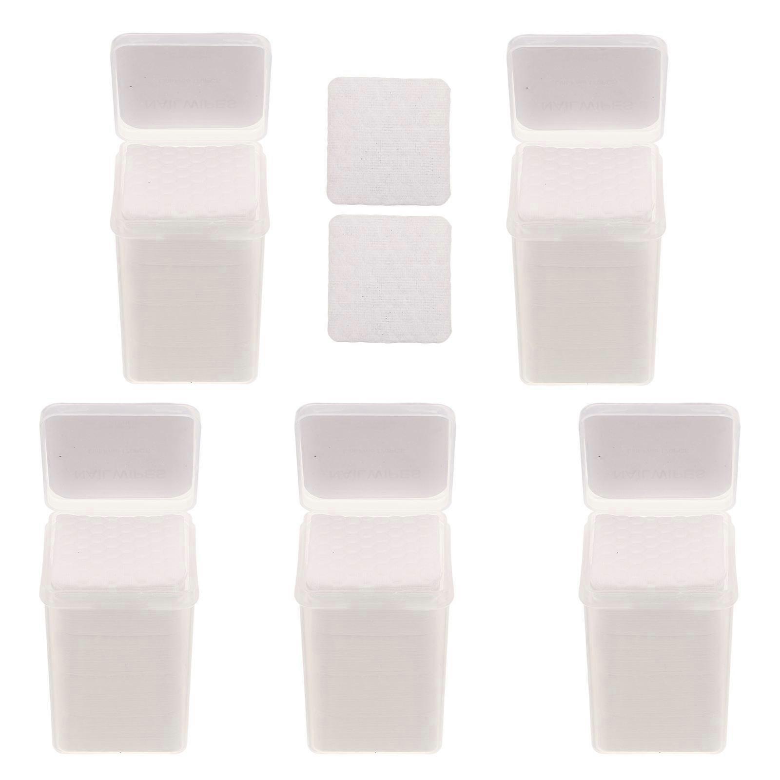 Gel Polish Remover Nail Cleaning Pads Lint Free Absorbent for 15 Boxes