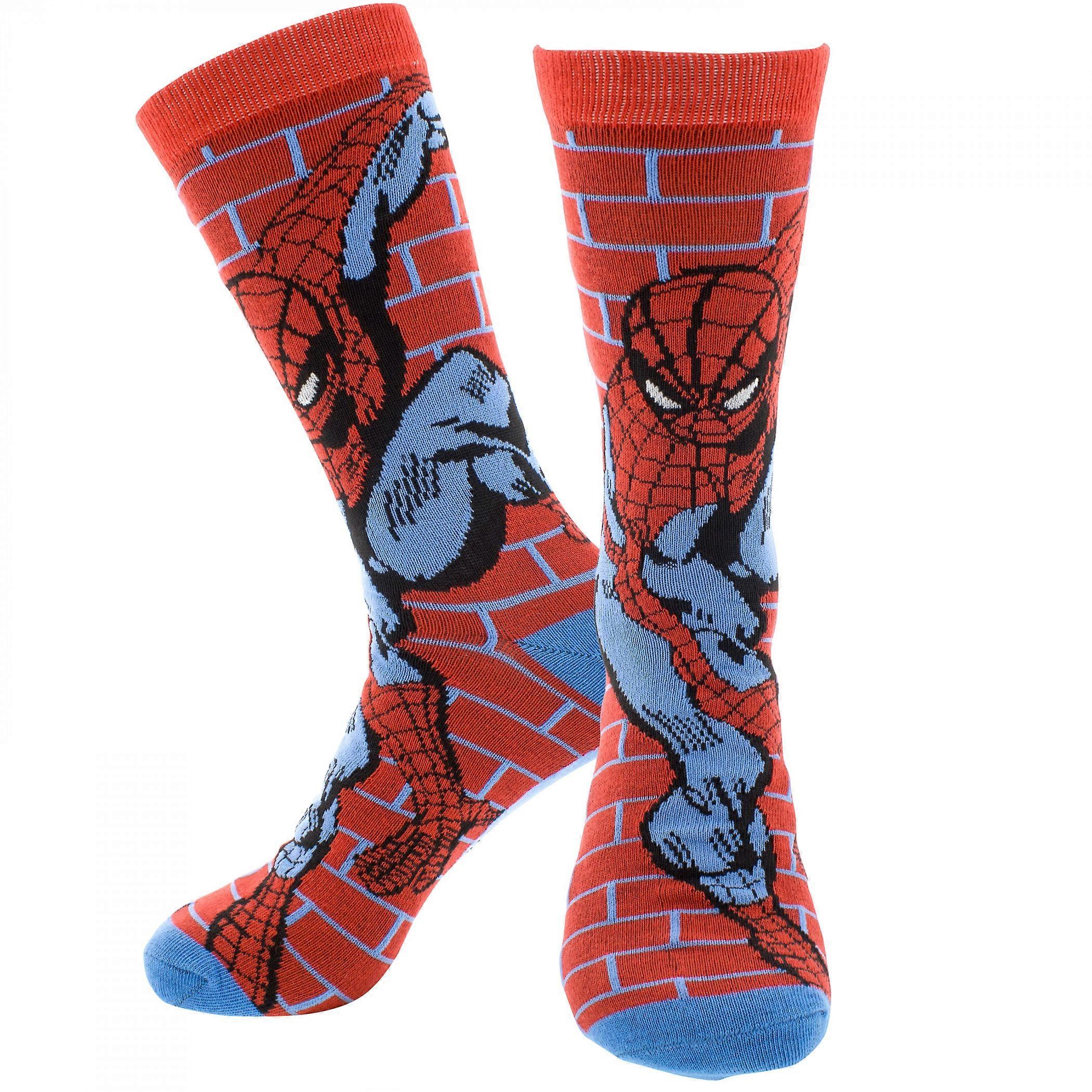 Spider-Man Brick Wall Crew Socks