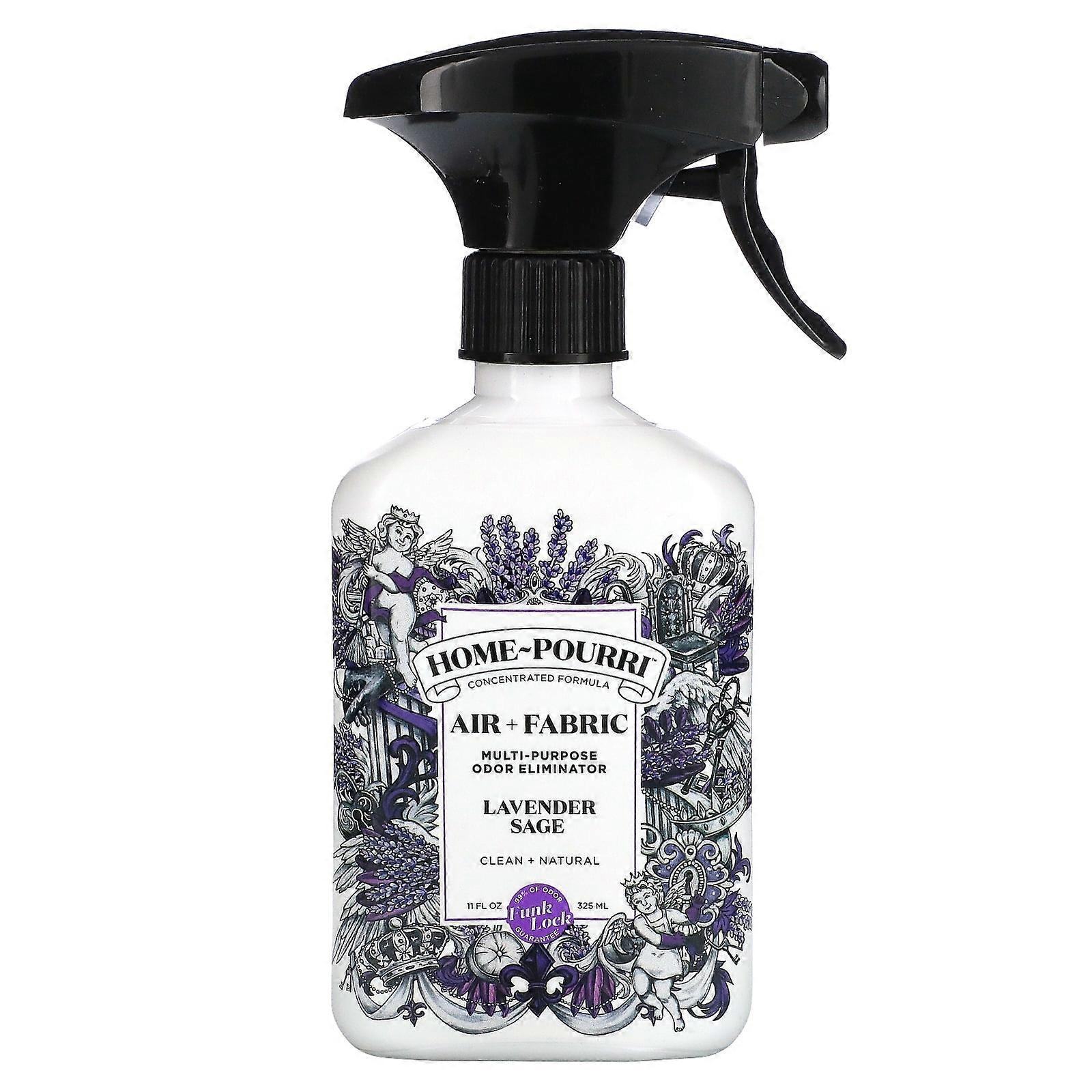 Home-PourriÃÂ¢ÃÂÃÂÃÂÃÂÃÂÃÂ¢ Air + Fabric, Multi- Purpose Odor Eliminator, Lavender Sage, 11 fl oz (325 ml)