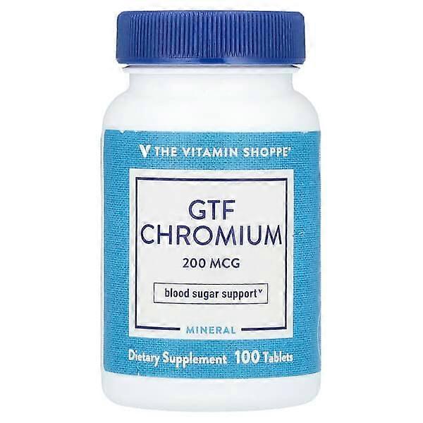 The Vitamin Shoppe, GTF Chromium, 200 mcg, 100 Tablets