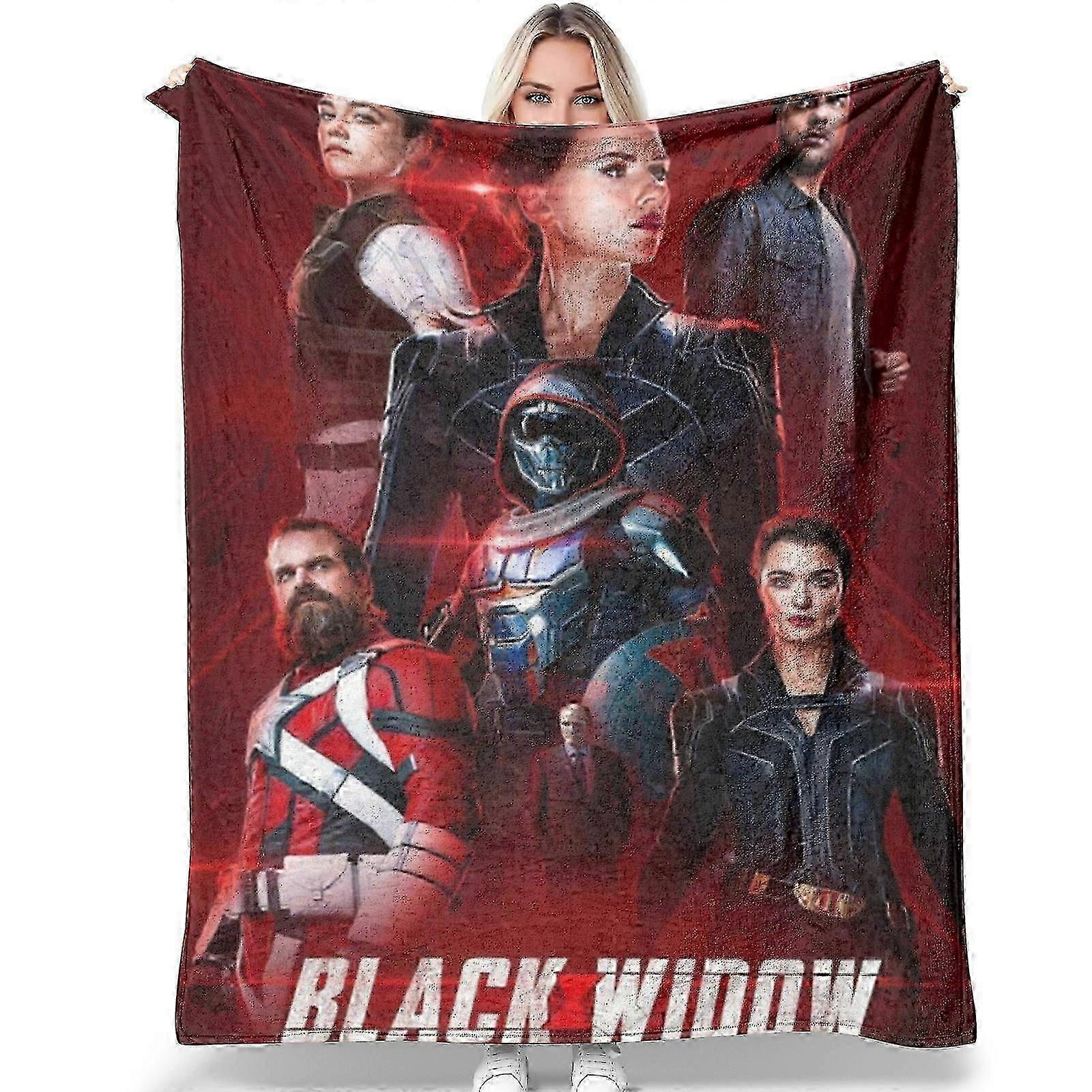 Blanket Black Widow Blanket Multiple Sizes,Throw Blankets Flannel Sleep Cozy Lightweight Ultra-Soft Micro Blankets for Sofa Travel Air Conditioning Be