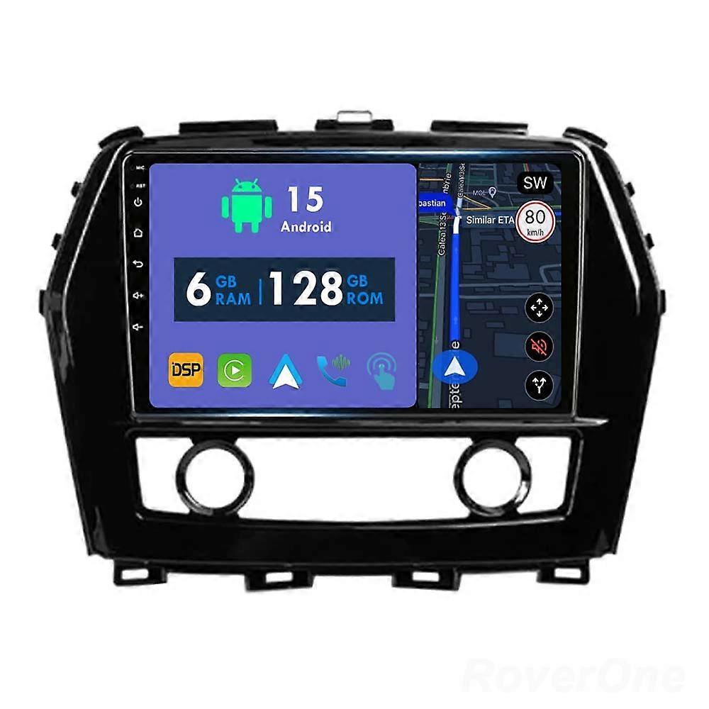 Car Radio 6G+128G CarPlay GPS Navigation Head Unit for Nissan Maxima A36 2015 - 2020 Android Auto Bluetooth Stereo Touch Screen
