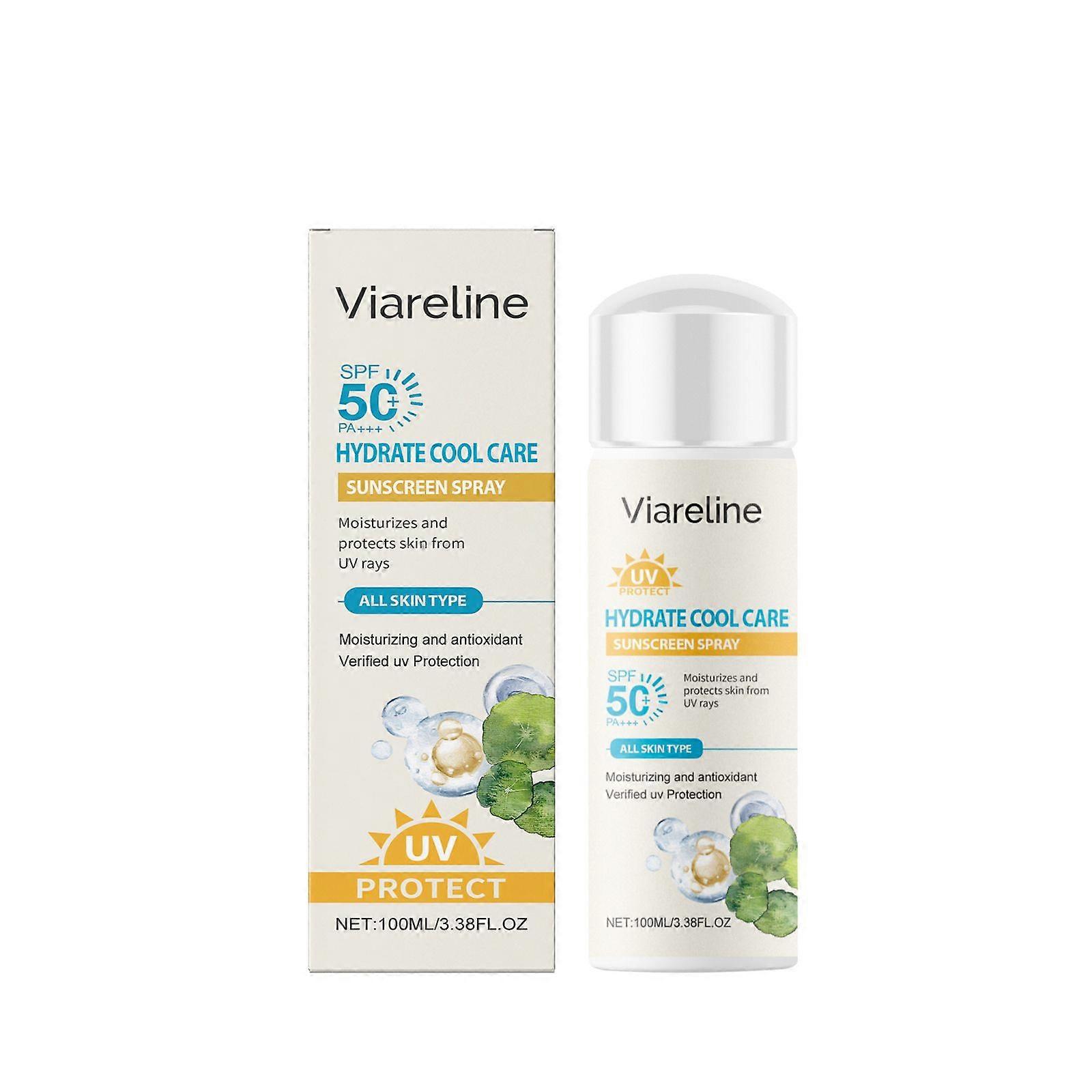 Viareline Refreshing Protective Spray Anti-Uv Refreshing Non-Greasy Moisturizing Mild Facial Protection