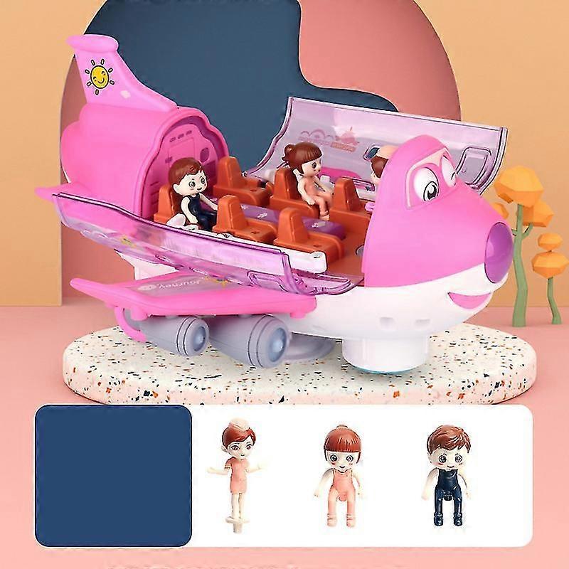 ילדים פעלולים צעצוע נוסעים חשמלי עם אפקטים אור מסתובב מתנת סופר טריק לילדים