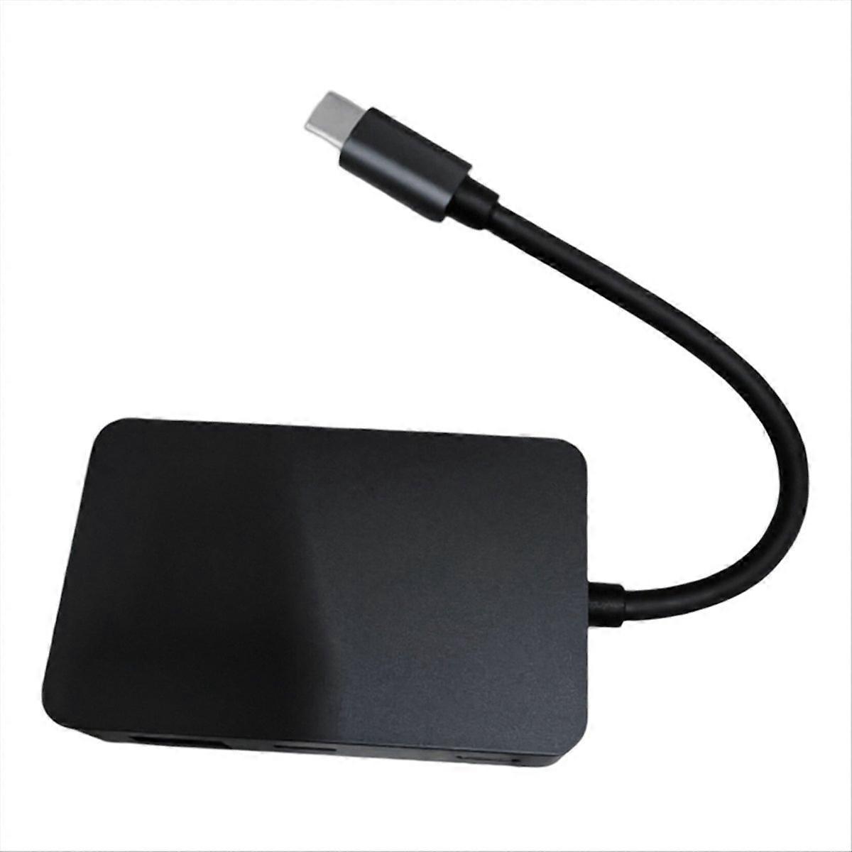 7 in 1 Docking Station Type-C USB Hub to HDTV 4K Adapter